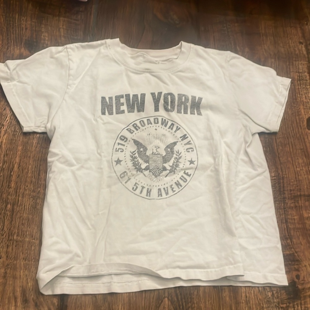 Vintage Brandy Melville Cropped Tee
